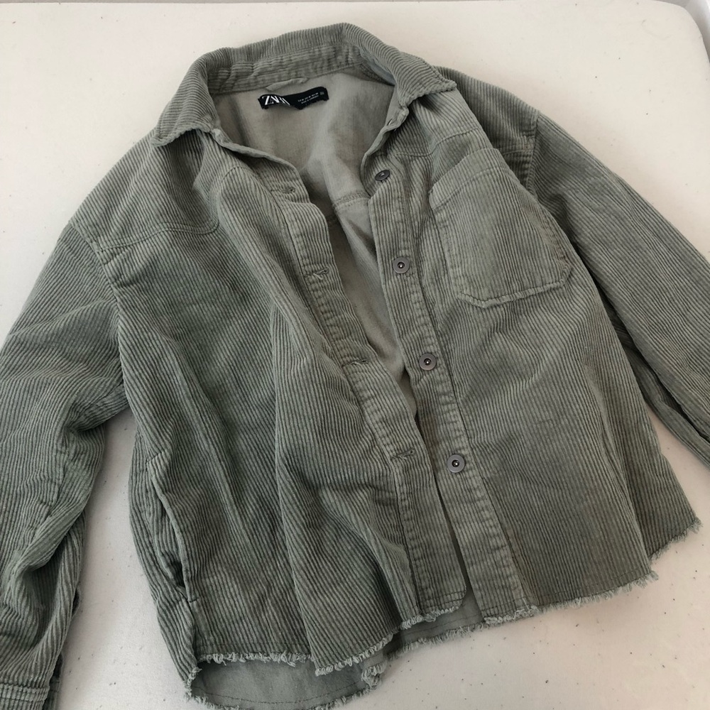 Zara Corduroy Shacket